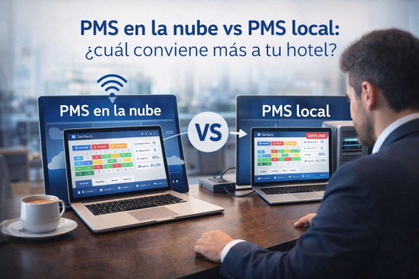 PMS en la nube vs PMS local: ¿Cuál conviene más a tu hotel?