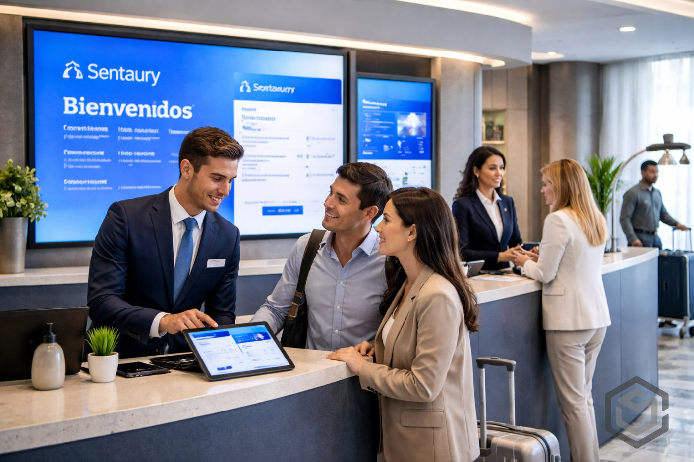 Imagén de hotel moderno ilustrando estrategias para vender habitaciones