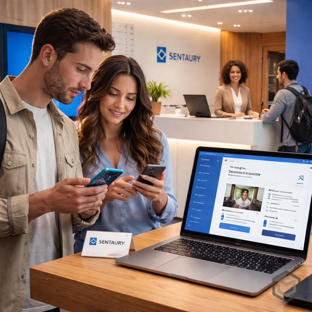 Experiencia de reserva online optimizada en dispositivos móviles.